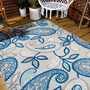 Julien Paisley High-low Indoor/outdoor Area Rug